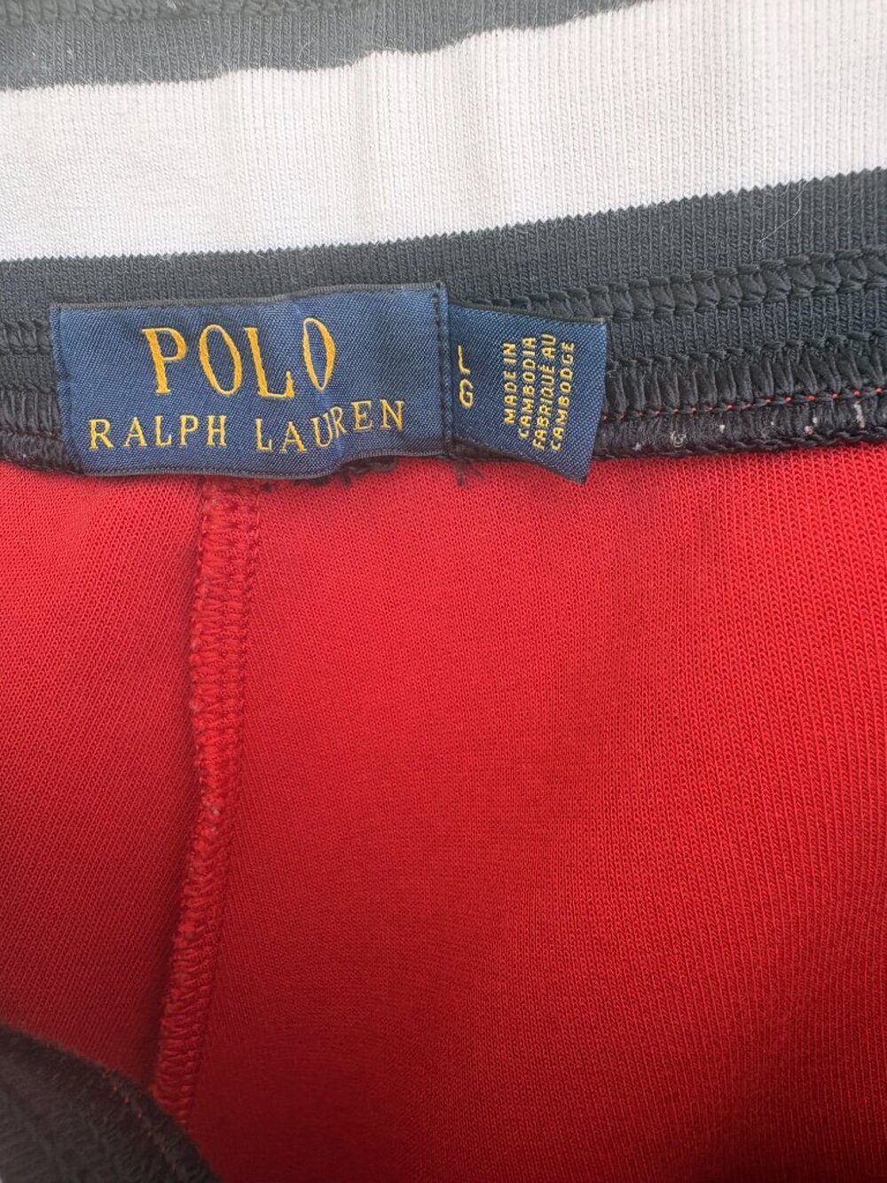 Polo Ralph Lauren Red Jogger Sweatpants Size L - Picture 5 of 11
